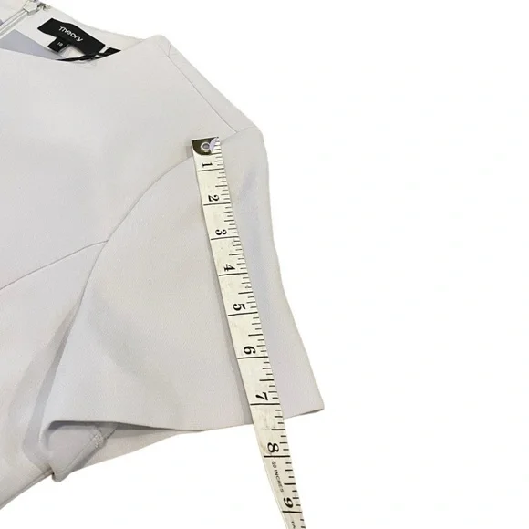 Theory Jatinn cloud Regent Crepe Dress - Picture 9 of 11